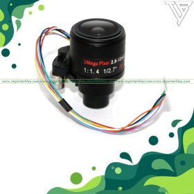 4x Zoom Varifocal 3MP 2.8-12mm HD Motorized Zoom Iris Auto Focus Lens