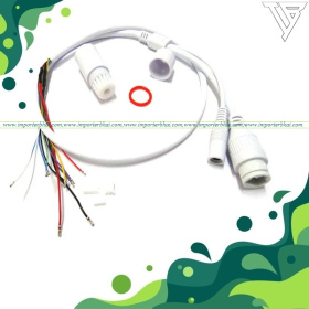 ip camera 9 pin cable with waterproof connector cap terminal cover protector