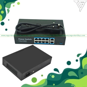 10 Port (8+2) uplink mega ultra hd network ethernet imported poe switch