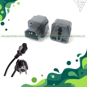 power plug cable male to universal female socket power adapter converter for power