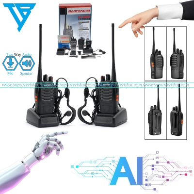 ​​​​​​​2 set combo two way radio transmisor 3km range wireless walkie talkie