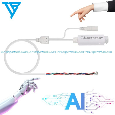 new isolated 10/1000m White 12V 1.5A taiwan board 9 pin poe cable with waterproof connector cap terminal cover protector